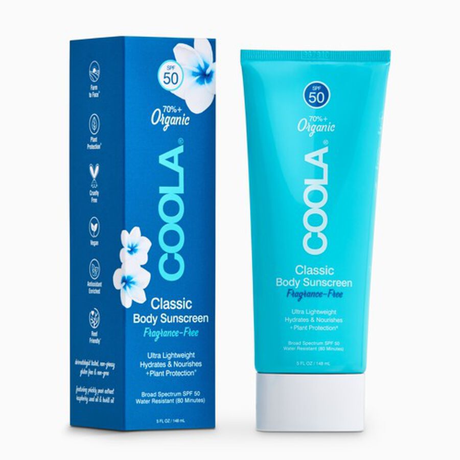 Coola Classic Body Organic Sunscreen Lotion SPF 50 Fragrance-Free 5 oz., , large image number 0