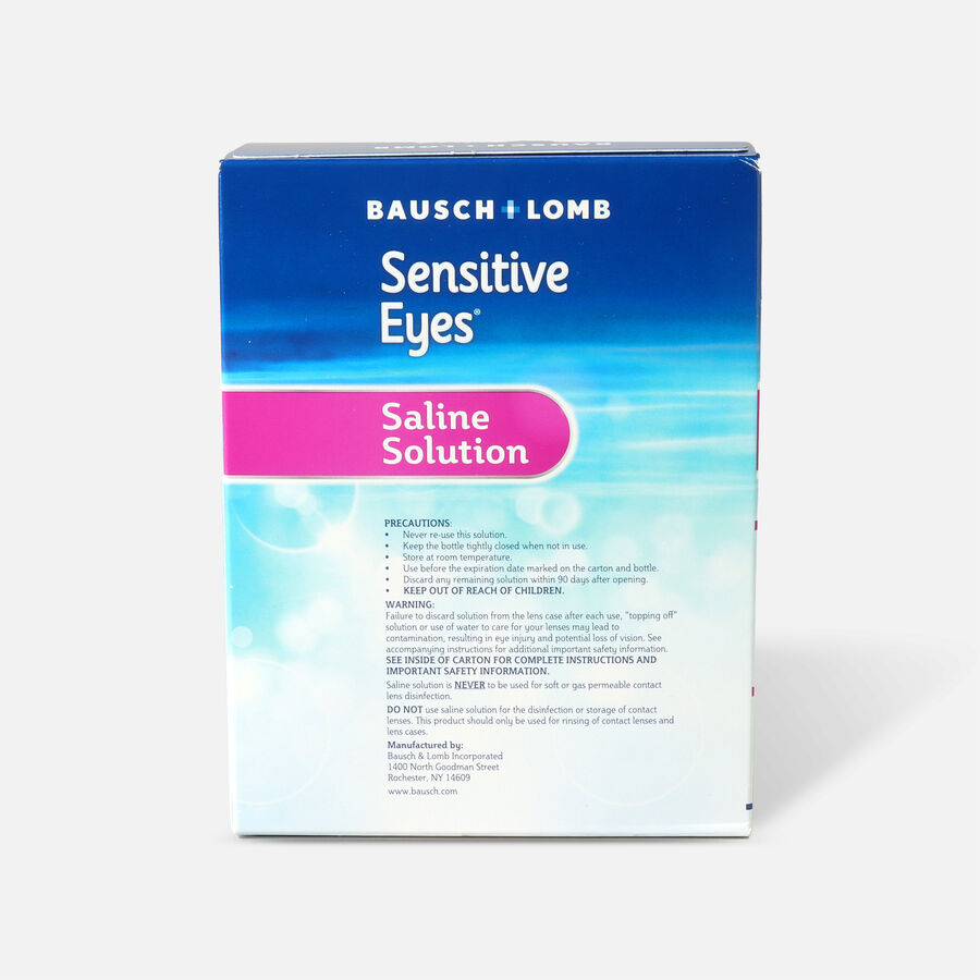 Sensitive Eyes Plus Saline Solution 2 x 12oz, 24 fl oz., , large image number 1