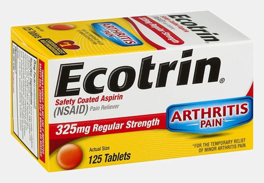 Ecotrin, Regular Strength Aspirin Tablets, 125 ct., , large image number 1