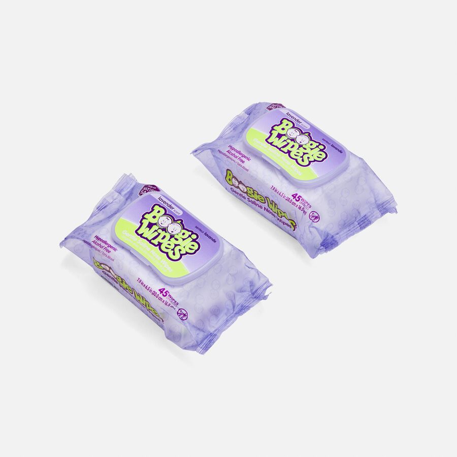 Boogie Wipes Lavender, Dual Pack, 2/45 ct., , large image number 3