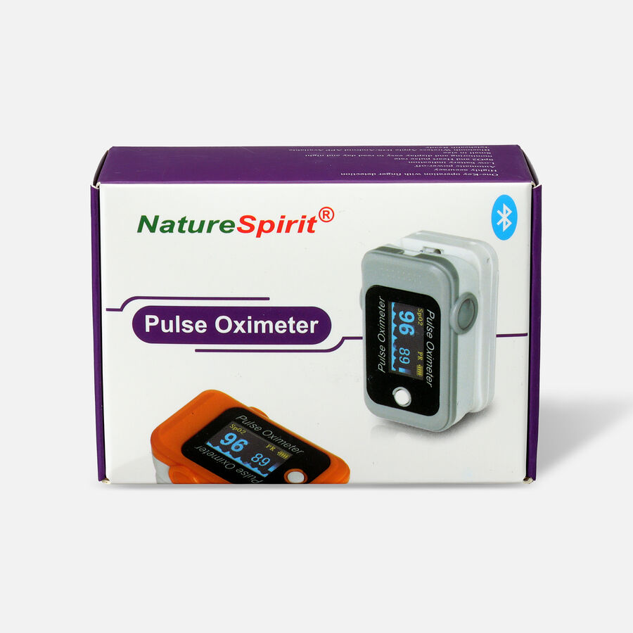 NatureSpirit Bluetooth Fingertip Oximeter, Telehealth Ready, , large image number 1