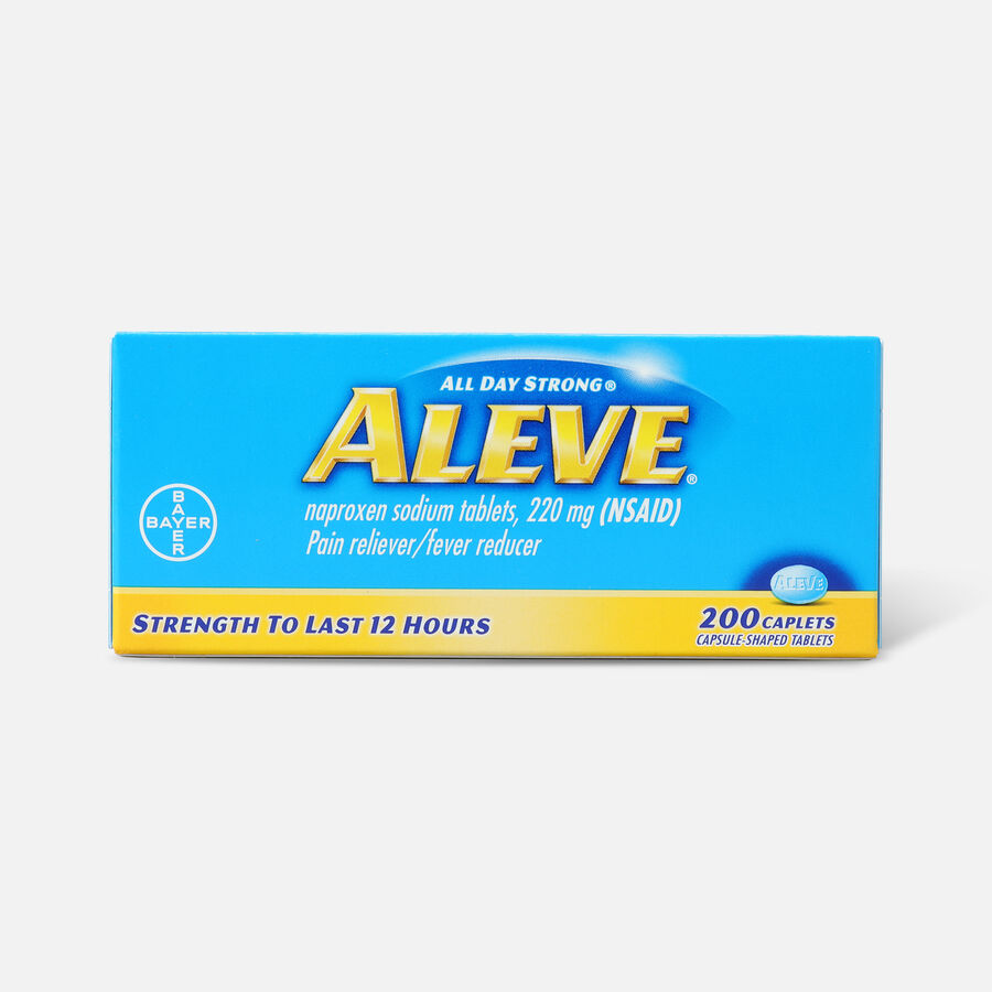 Aleve All Day Strong Pain Reliever, Fever Reducer, Caplet, , large image number 3