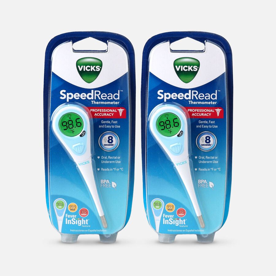 Vicks SpeedRead Digital Thermometer (2-Pack), , large image number 0