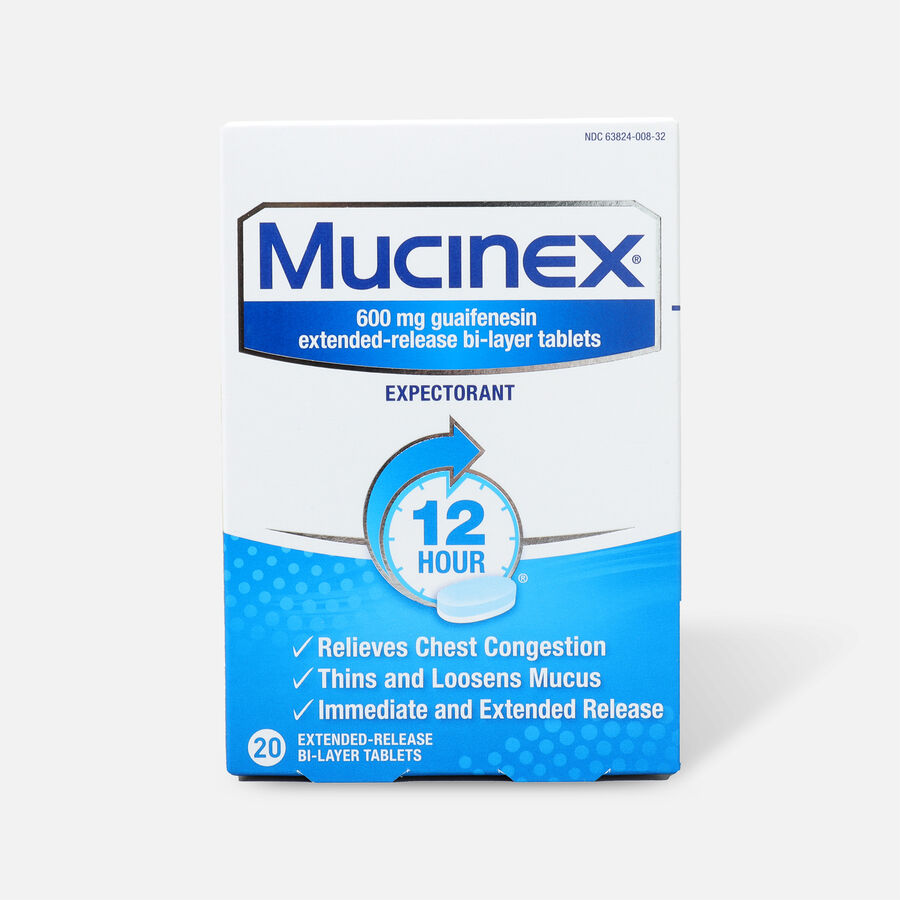 Mucinex SE Extended Release Bi-Layer Tablets, 20 ct., , large image number 0