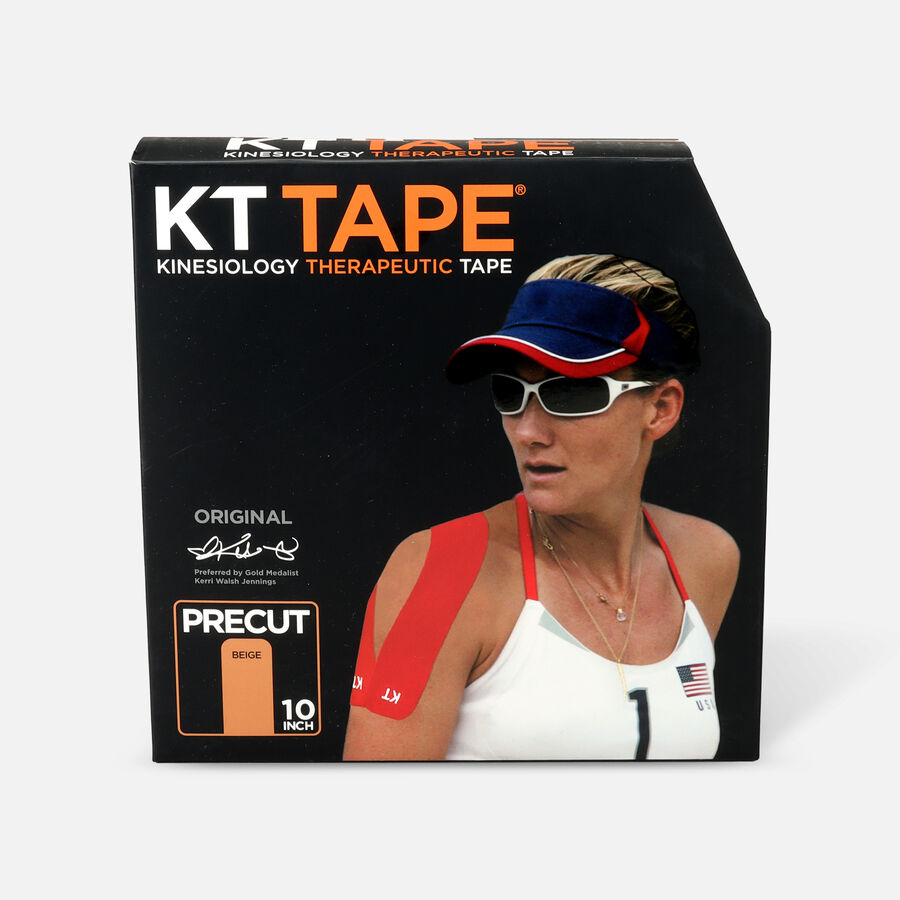 KT Tape Cotton Jumbo Precut Tape, Beige, 150 Precut Strips, Beige, large image number 0