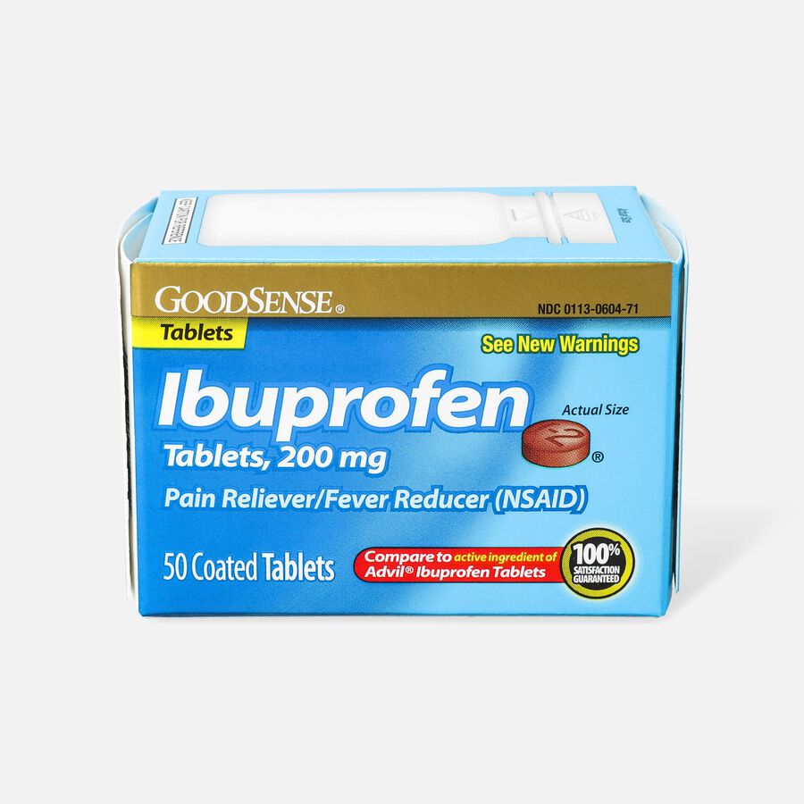 GoodSense® Ibuprofen Coated Tablets 200 mg, Pain Reliever & Fever Reducer, , large image number 4