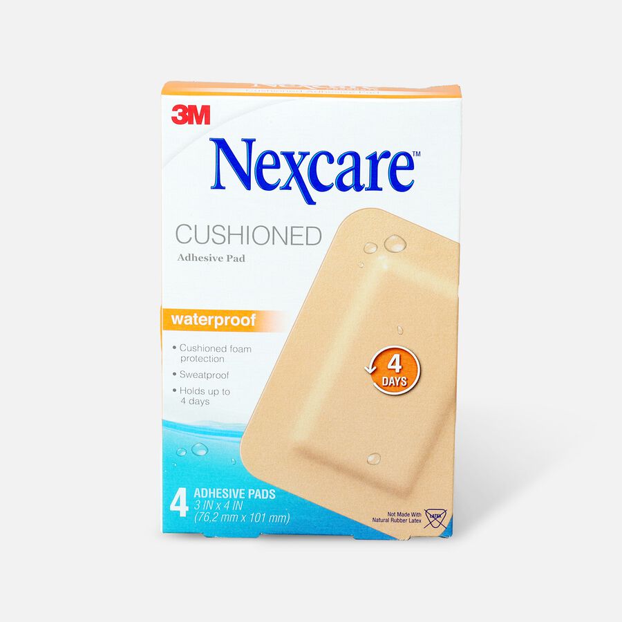 Nexcare Absolute Waterproof Adhesive Pads, 3" x 4" - 4 ct., , large image number 0