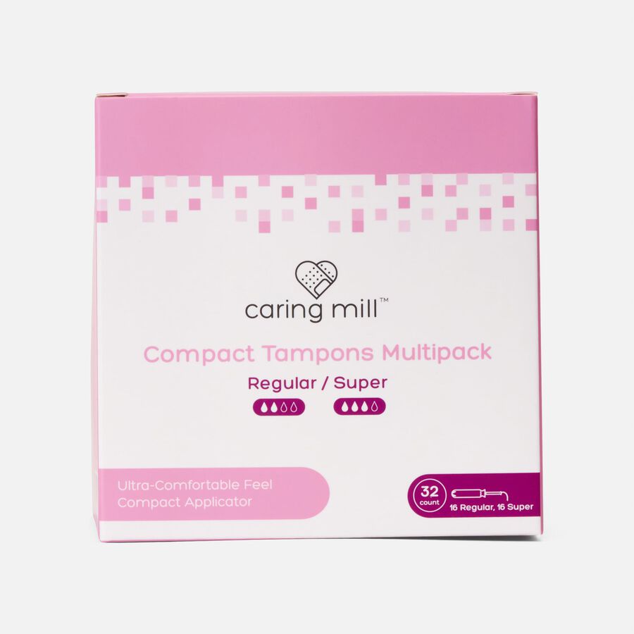 Caring Mill™ Compact Tampons, 32 ct., , large image number 2
