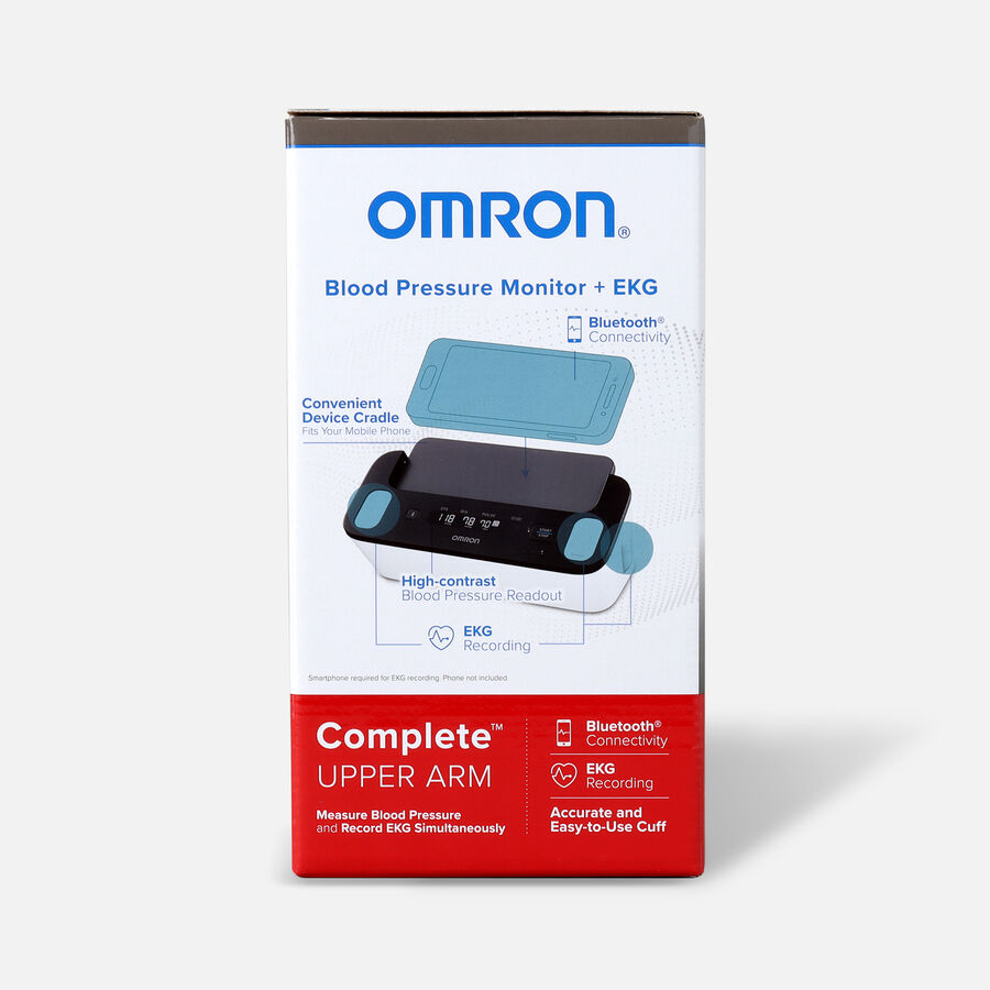 OMRON Complete Wireless Upper Arm Blood Pressure Monitor + EKG, , large image number 1