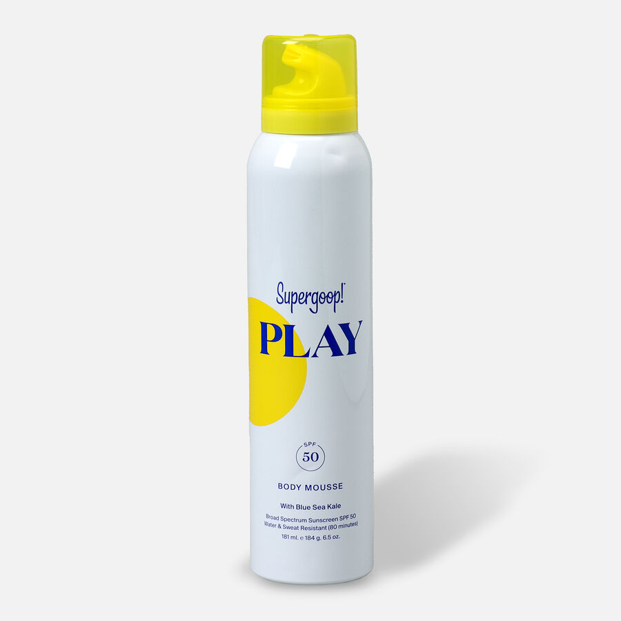 Supergoop! PLAY Body Mousse SPF 50 with Blue Sea Kale, 6.5 oz., , large image number 0