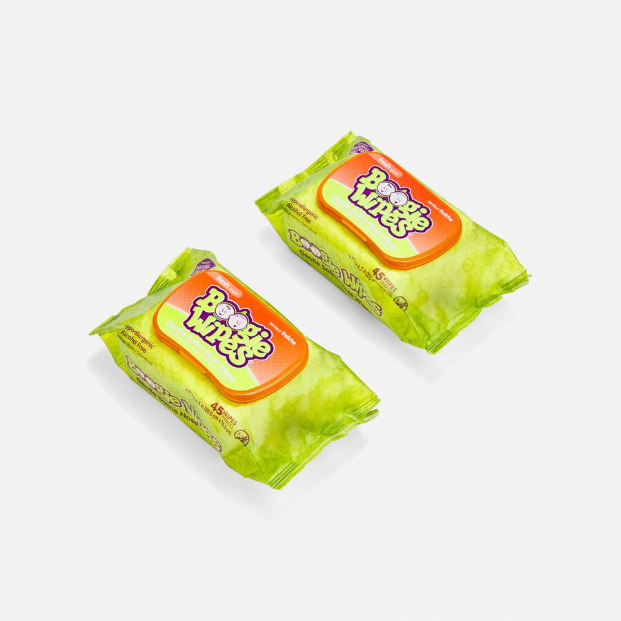 Boogie Wipes Saline Nose Wipes, Fresh Scent, 45 ct. (2-Pack), , large image number 3