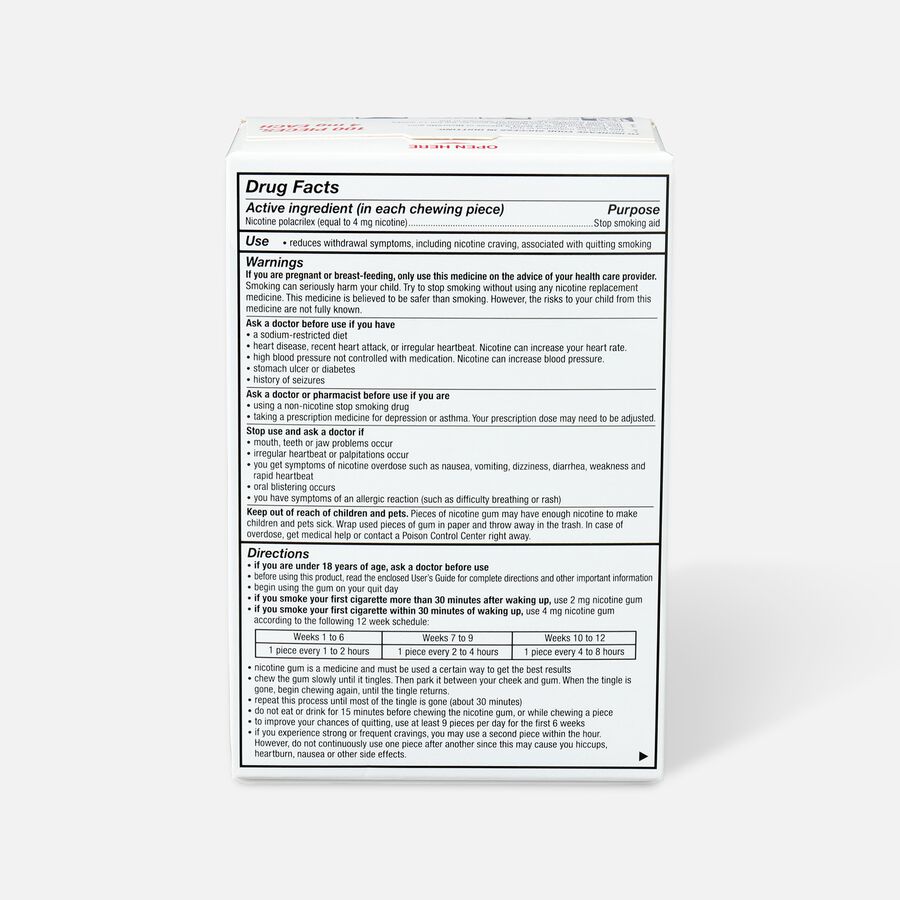 Nicorette Nicotine Gum, Cinnamon, 4mg, 100 ct., , large image number 1