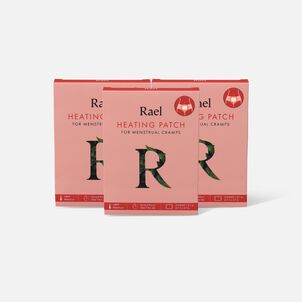Rael Heating Patch for Menstrual Cramps, 3 ct. (3-Pack)