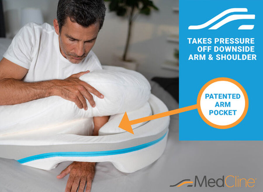 MedCline Shoulder Relief Pillow System + Extra Cases, , large image number 6