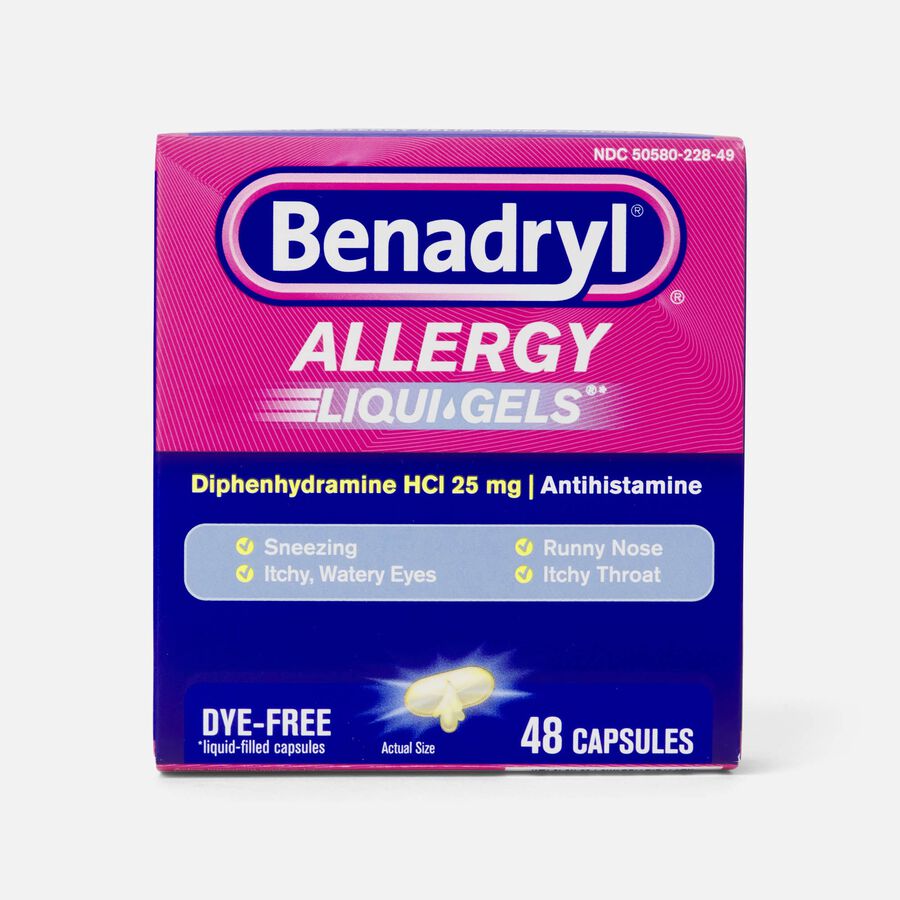 Benadryl Allergy Relief Liqui-Gels, , large image number 1