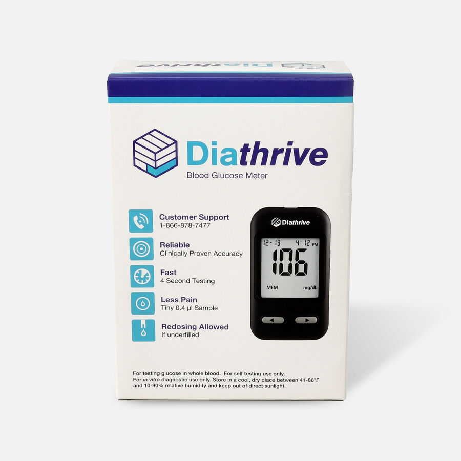 Diathrive Blood Glucose Meter, , large image number 1