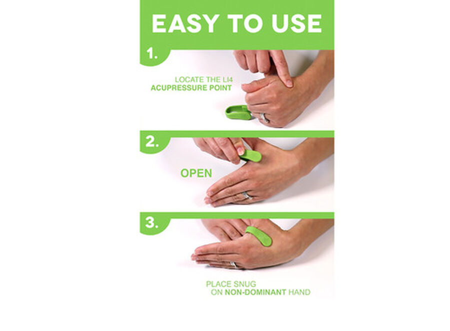 Aculief Wearable Acupressure for Headache Relief Teal