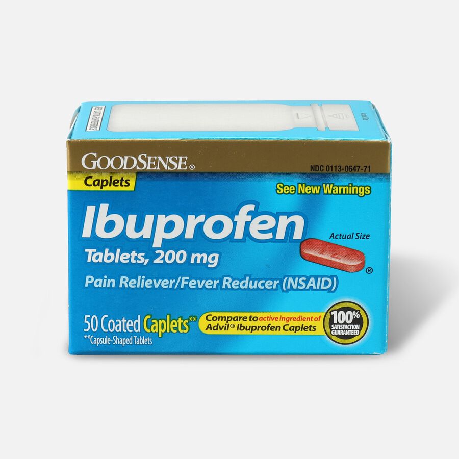 GoodSense® Ibuprofen Coated Tablets 200 mg, Pain Reliever & Fever Reducer, , large image number 7