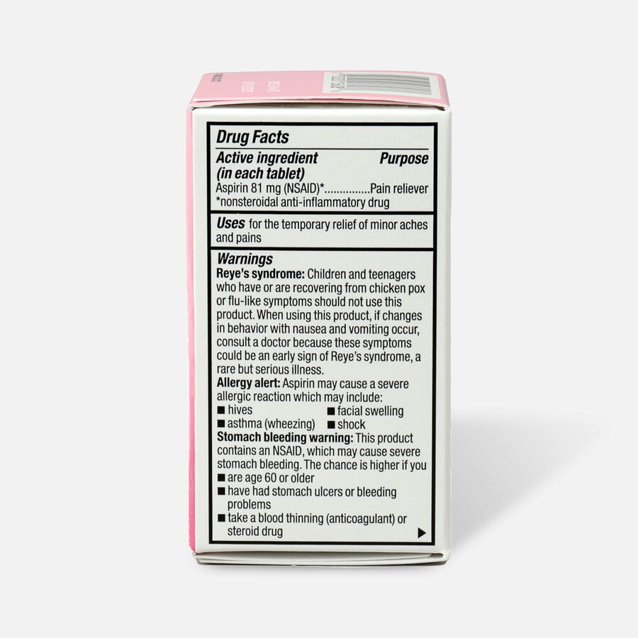 GoodSense® Aspirin 81 mg Low Dose Chewable Tablets, , large image number 1