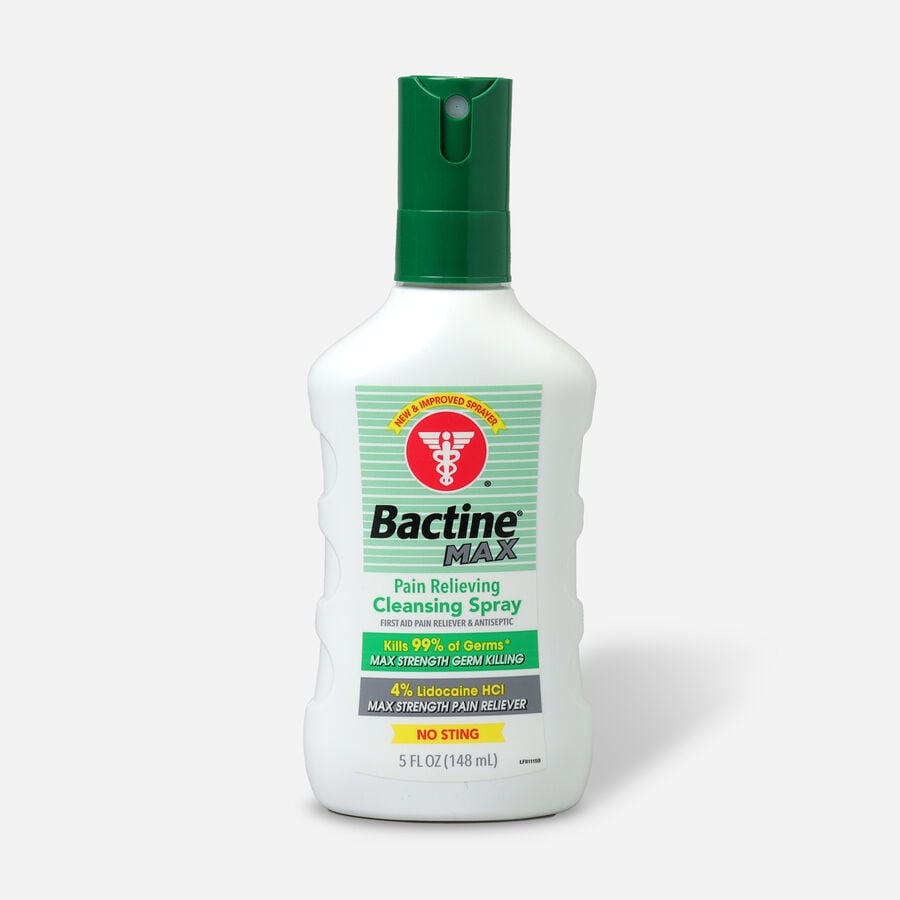 Bactine Max First Aid Pain Relieving Cleansing Spray, 5 fl oz., , large image number 0