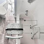 DMI® Sliding Transfer Bench Shower Chair with Cut-Out Seat, , large image number 3