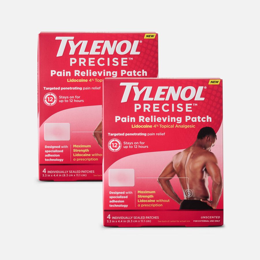 TYLENOL&reg; PRECISE&reg; Pain Relieving Patches, Large, 4 ct. (2-Pack), , large image number 0