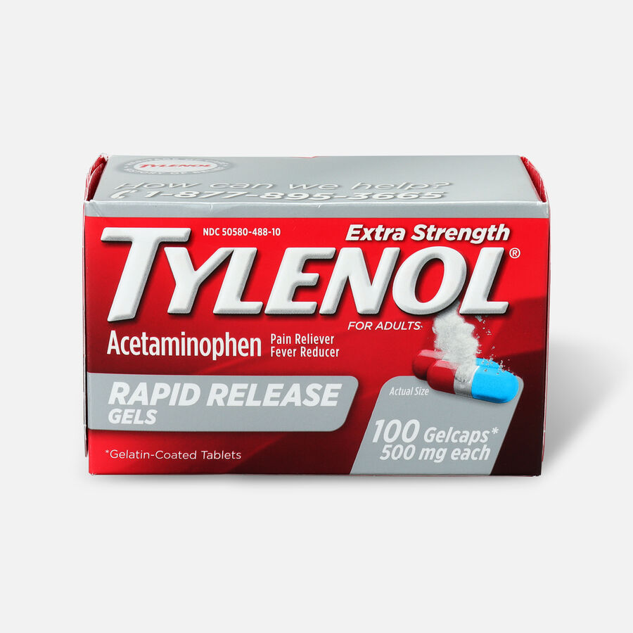 Tylenol Extra Strength Rapid Release Gels, , large image number 1