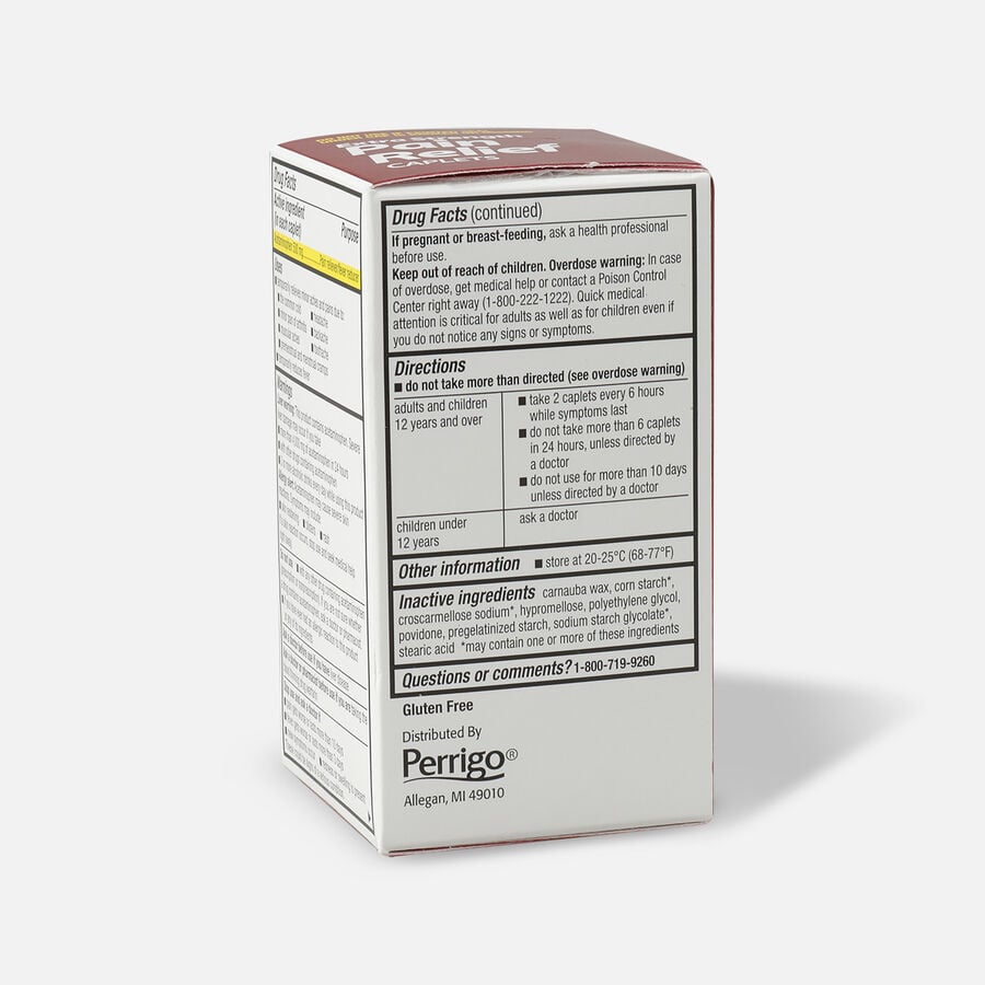 GoodSense® Extra Strength Acetaminophen 500 mg Caplets, 100 ct., , large image number 3
