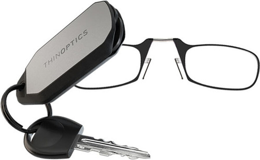 ThinOPTICS Keychain Reading Glasses, Black Frame, +1.50, , large image number 3