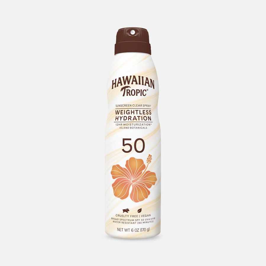 Hawaiian Tropic Silk Hydration Weightless Sunscreen Spray, 6 oz., , large image number 2
