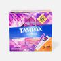 Tampax Radiant Tampons with BPA-Free Plastic Applicator and LeakGuard Braid, Unscented, 28 ct., , large image number 2