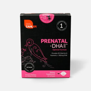 Zahler Prenatal +DHA 300 mg Vitamins, 60 Softgels