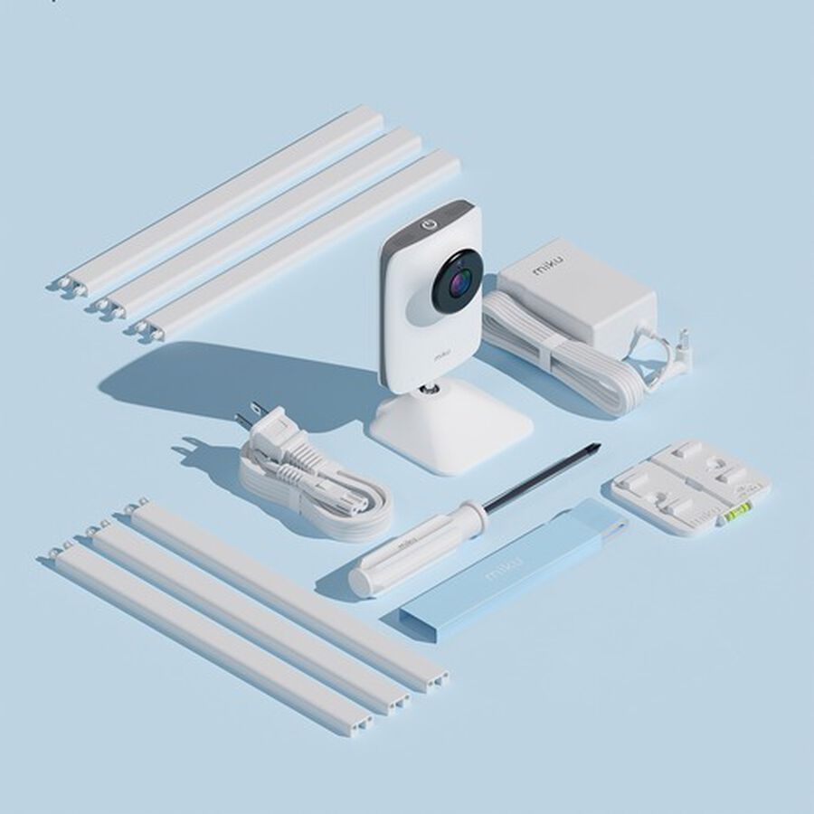 Miku Smart Baby Monitor with Breathing and Movement, , large image number 3