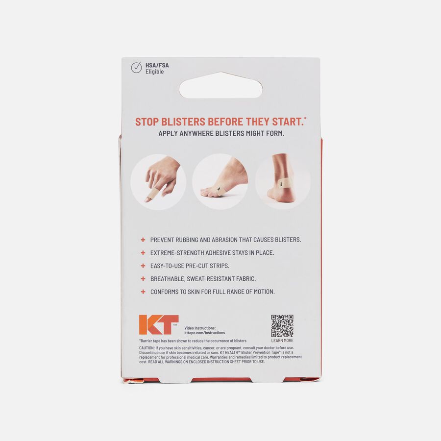 KT Tape Blister Prevention Tape, Beige, Wide, 30 ct., , large image number 1