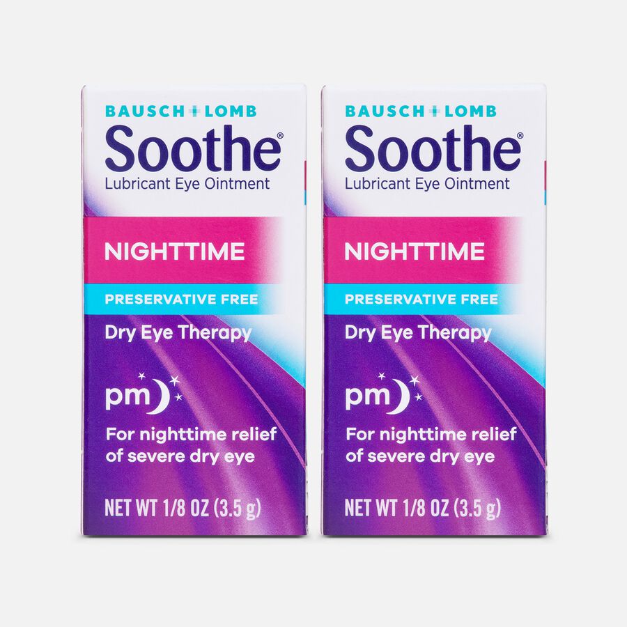Bausch + Lomb Soothe&reg; Lubricant Eye Ointment Nighttime, .125 oz. (2-Pack), , large image number 0
