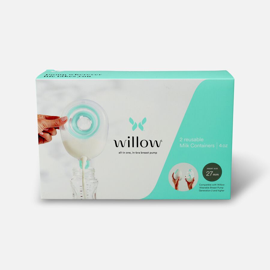 Willow Reusable Milk Containers-Two-Pack-27 mm-4 oz., , large image number 1