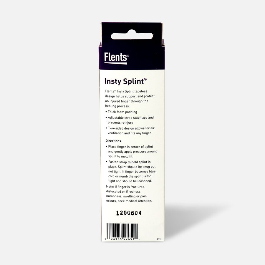 Flents Insty Splint Finger Split, Two-Sided, 2 splints, , large image number 1