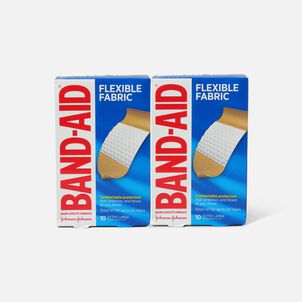 Band-Aid Flexible Fabric Adhesive Bandages, Extra Large - 10 ct. (2-Pack)