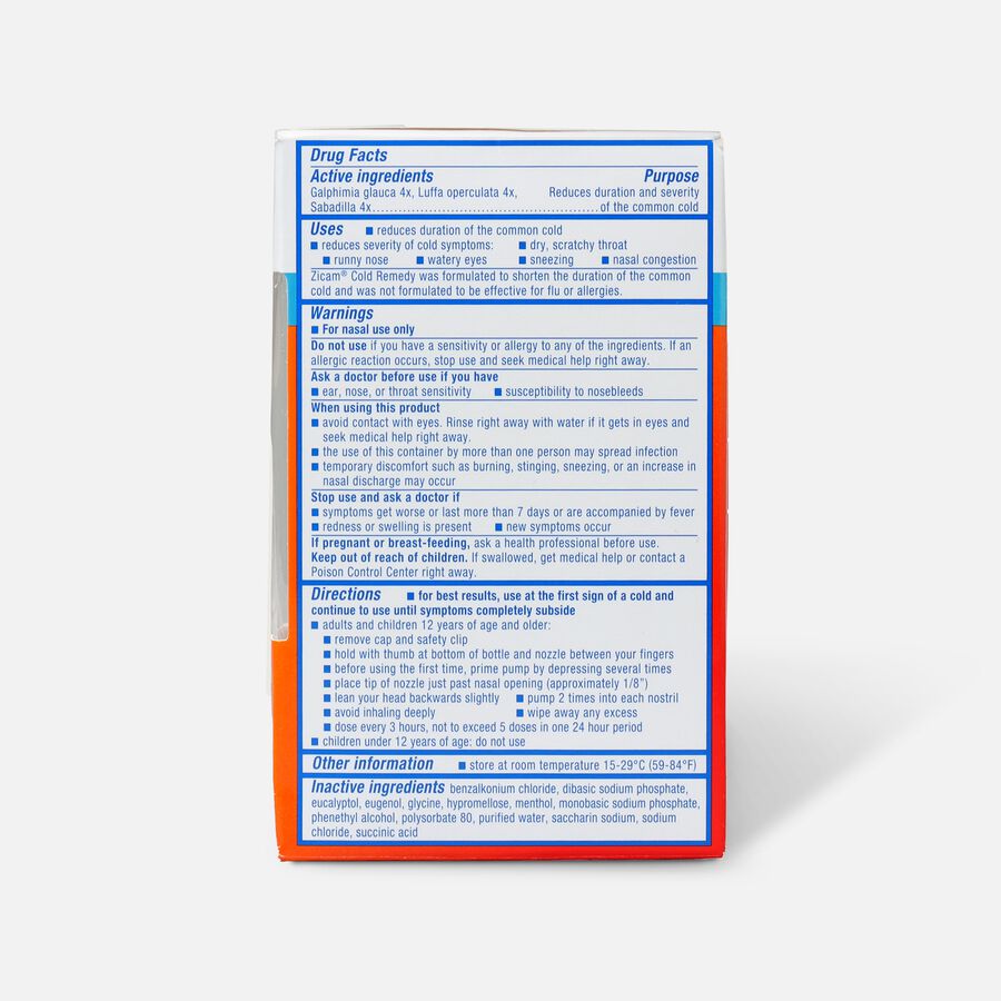 Zicam Cold Remedy Nasal Spray, .5 fl oz., , large image number 1