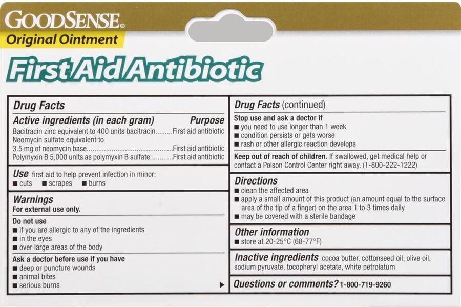 GoodSense® Original First Aid Antibiotic Ointment 1 oz., , large image number 1
