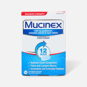 Mucinex SE Max Strength Extended Release Bi-Layer Tablets, 14 ct.