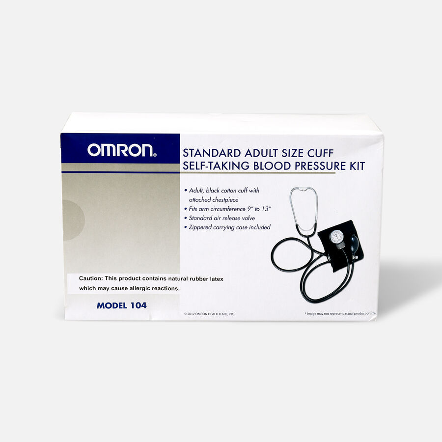 OMRON Adult Self-Taking Home Blood Pressure Kit - Black, , large image number 0