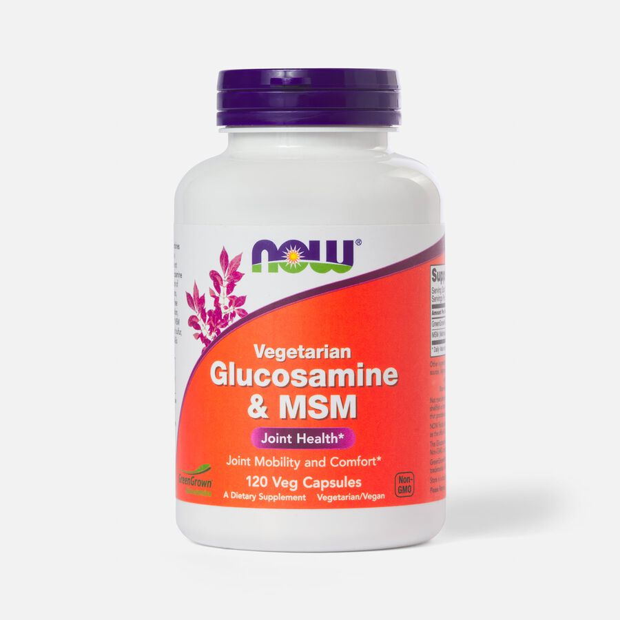 NOW Foods Vegetarian Glucosamine & MSM, , large image number 0