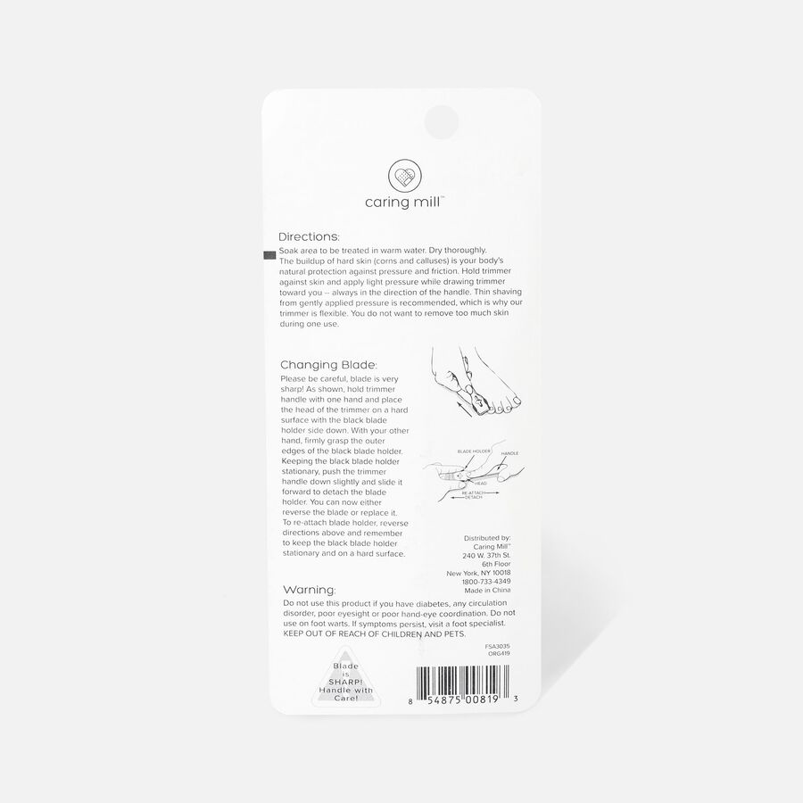 Caring Mill™ Corn and Callus Trimmer, , large image number 3