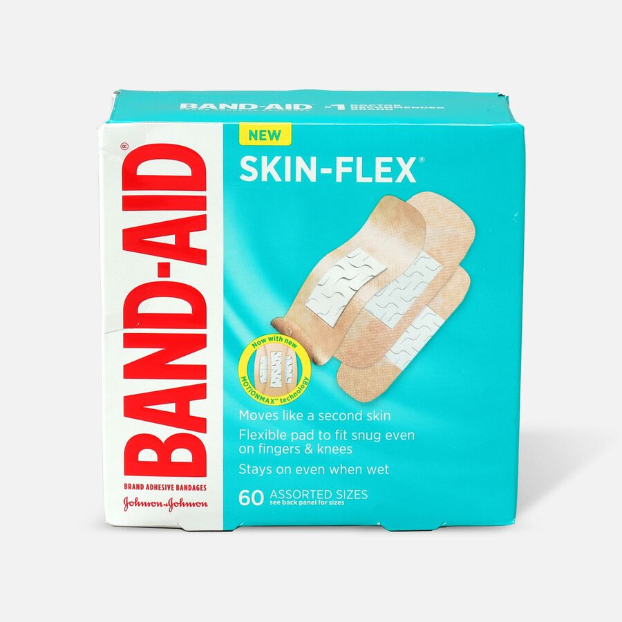 Band-Aid Skin-Flex Adhesive Bandages, Assorted Sizes, 60 ct., , large image number 0