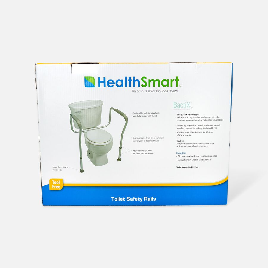 Healthsmart® Germ-Free Toilet Rails Safety Arms, , large image number 2