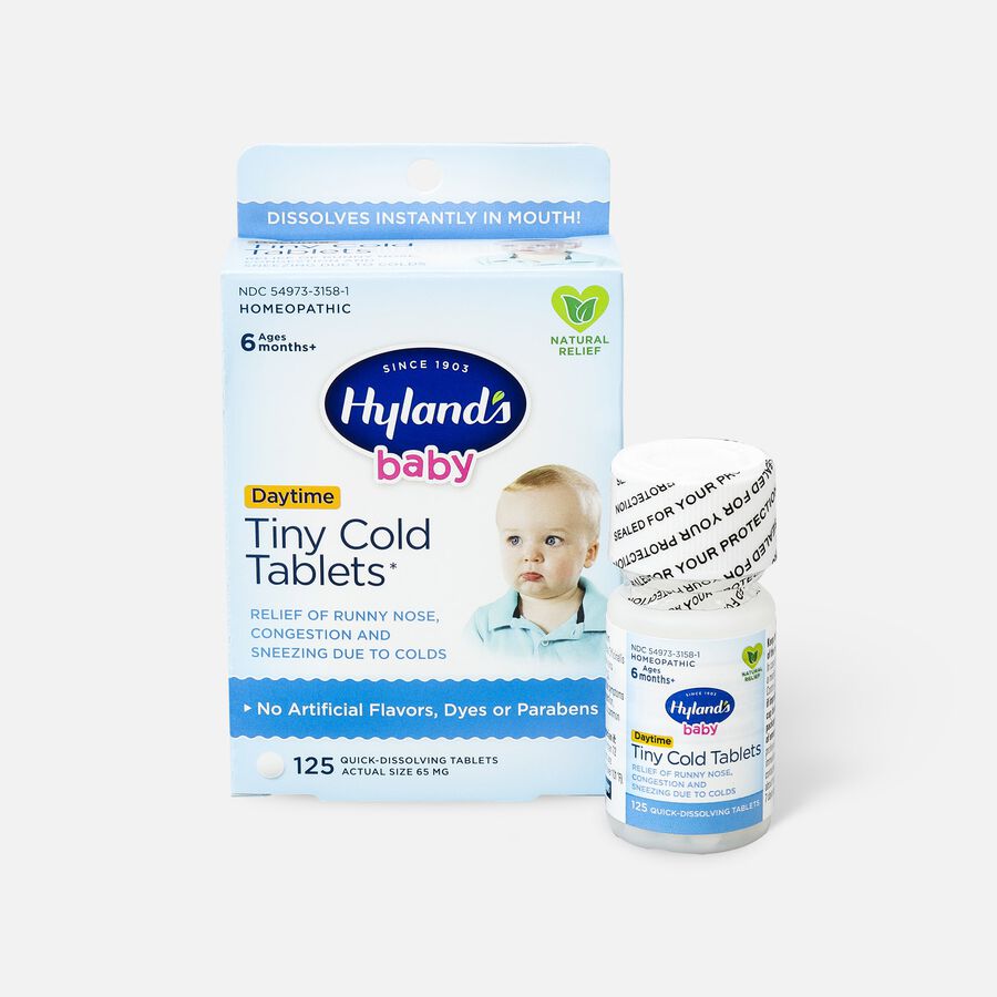 Hyland's Baby Tiny Cold Tablets, 125 ct., , large image number 1