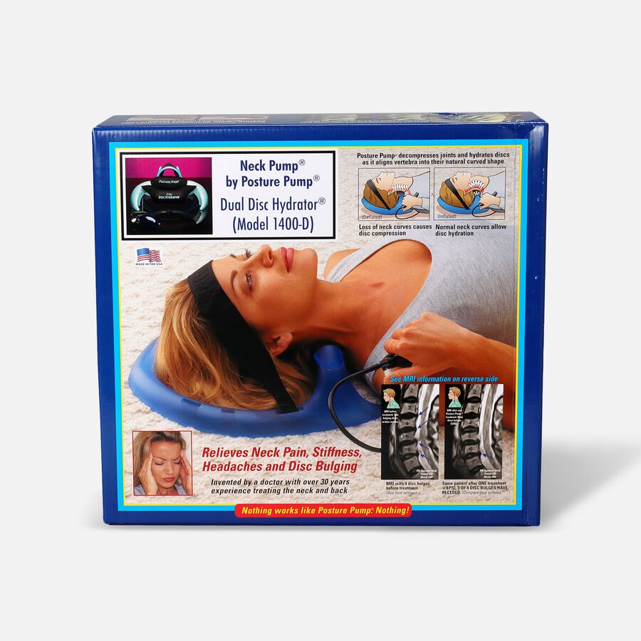 Posture Pump® Dual Disc Hydrator®, Relieves Neck Pain, Model 1400-D, , large image number 2