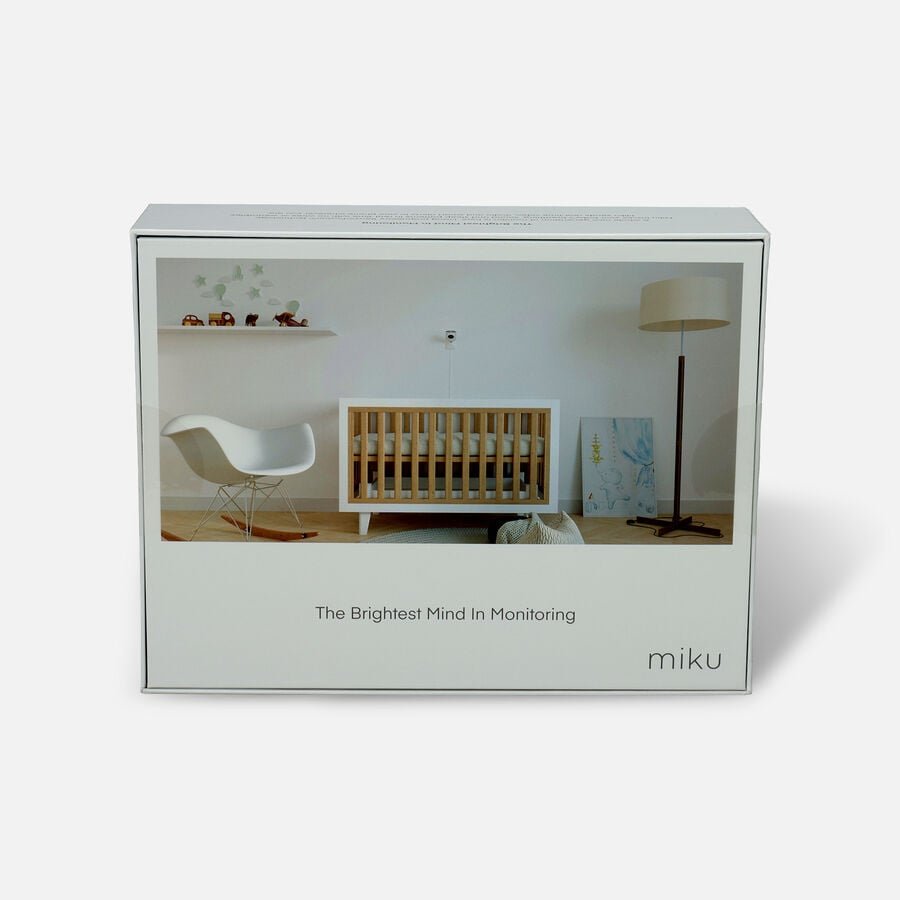 Miku Smart Baby Monitor with Breathing and Movement, , large image number 1