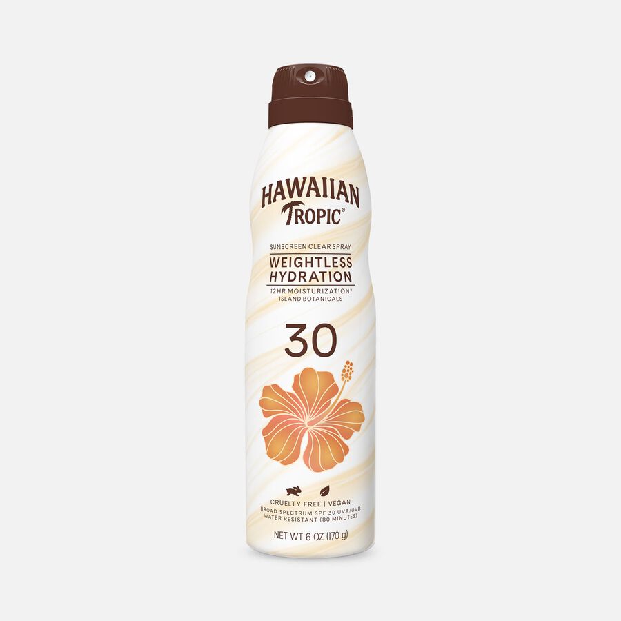 Hawaiian Tropic Silk Hydration Weightless Sunscreen Spray, 6 oz., , large image number 1